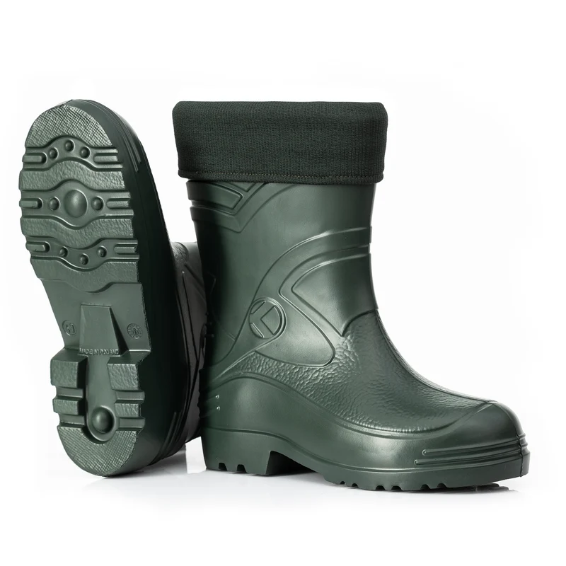 Ultraleichte gefütterte Gummistiefel Herren EVA Gr 40-49 Thermo Winter Arbeit Stiefel - CLIMBR®