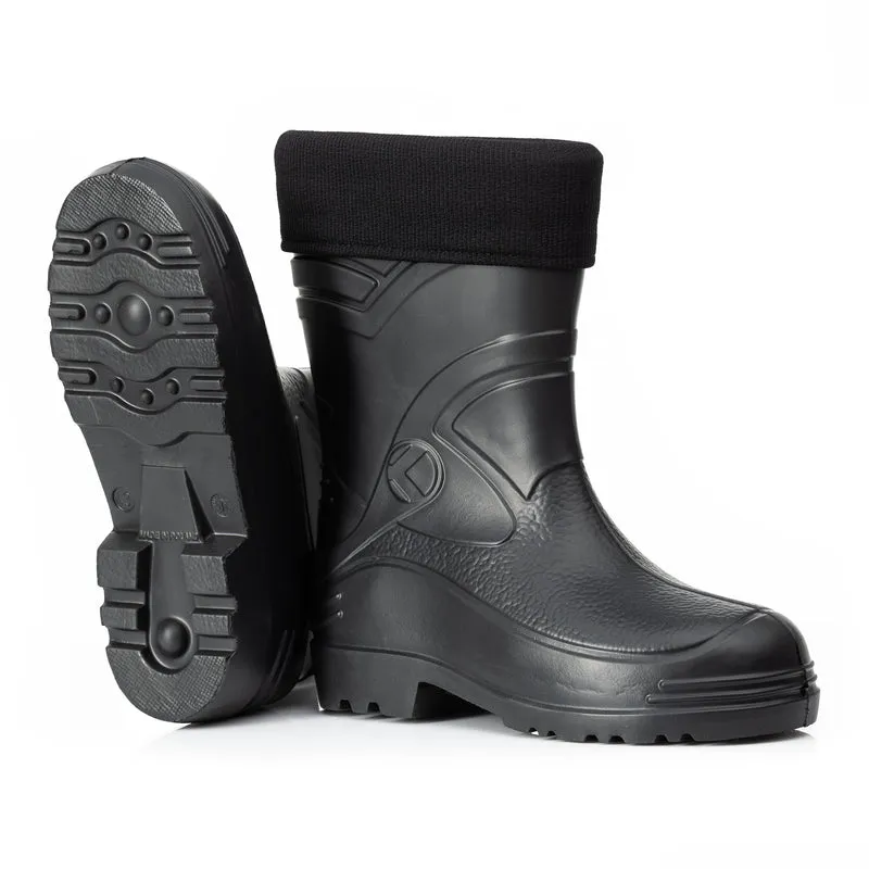 Ultraleichte gefütterte Gummistiefel Herren EVA Gr 40-49 Thermo Winter Arbeit Stiefel - CLIMBR®