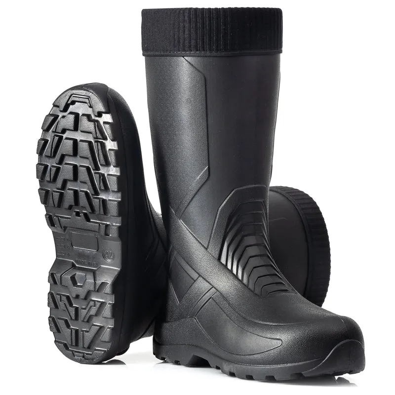 Federleichte gefütterte EVA Gummistiefel Herren 40-47 Thermo Arbeits Stiefel - CLIMBR®