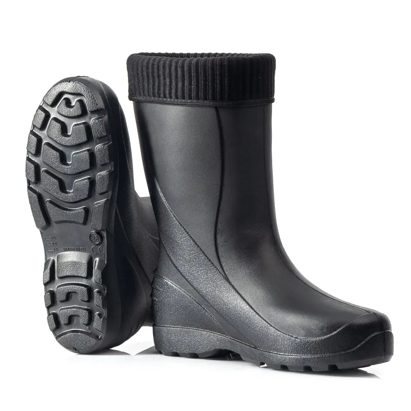 Federleichte Gummistiefel gefütterte Damen Winter Regen Thermo Stiefel Gr 36-42 - CLIMBR®
