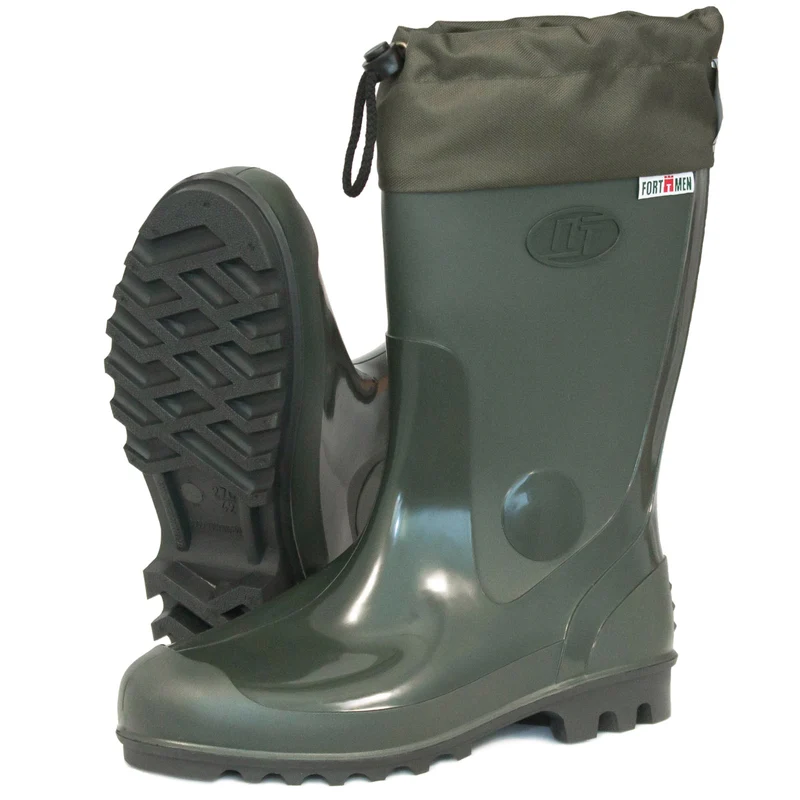 Gummistiefel Herren Stiefel mit Filzeinlage Gr. 41-47 Garten - FortMen