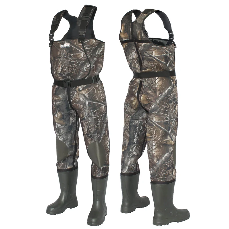 Wathose Neopren 5mm Herren mit Stiefel Gr 41-47 - FortMen