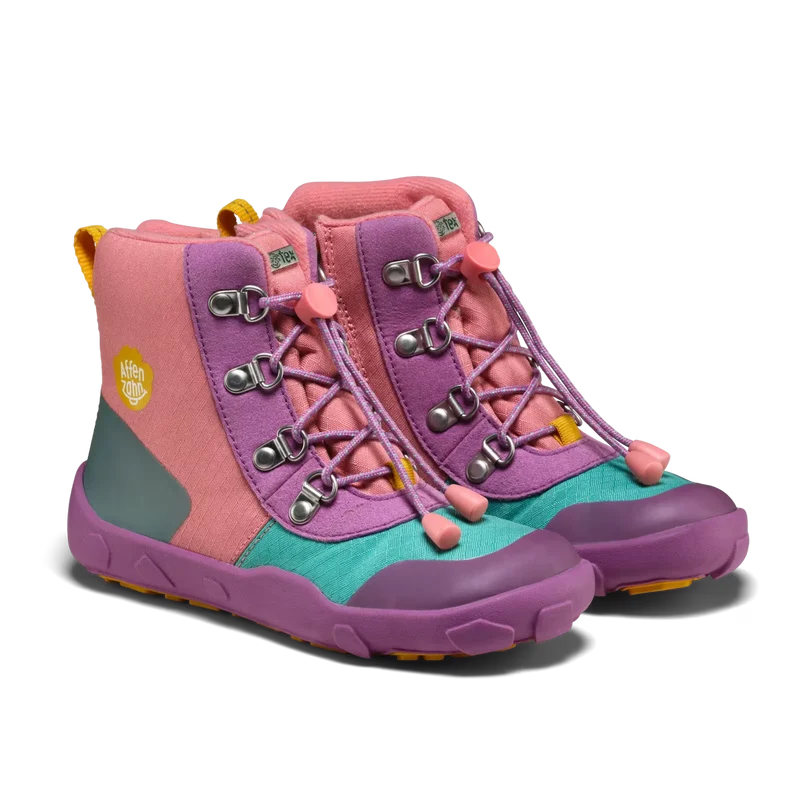Affenzahn Mid Boot Vegan Discovy Owl Rose 01489-40126-710