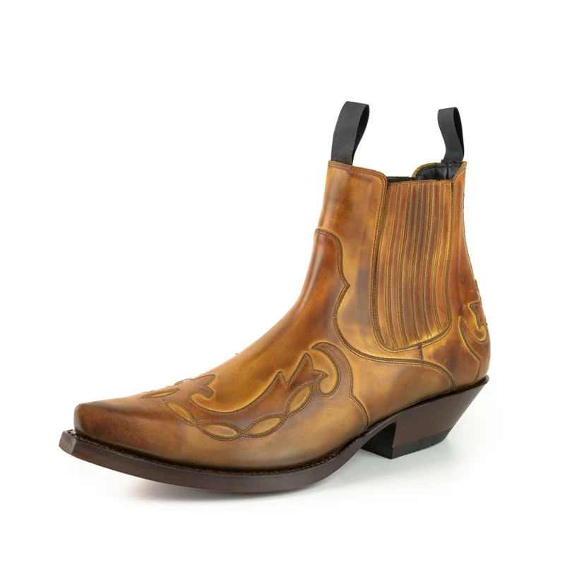 Cowboy Country Western Stiefeletten für Herren und Damen 1931 Kamelleder