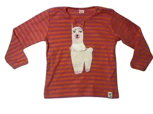 Bio Kinder Langarmshirt Alpaka/Lama – GOTS zertifiziert