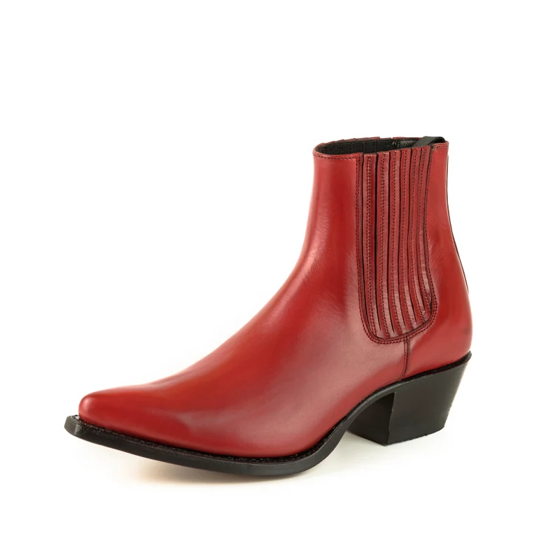 Urban Stiefeletten Damen 2496 Rotes Leder
