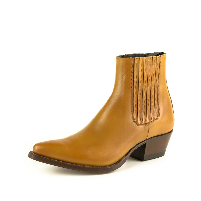 Urban Stiefeletten Damen 2496 Gelbes Leder