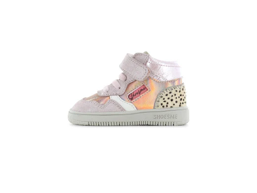 shoesme rosa Sneaker mit Leo Muster BN25W008-I – Roségold