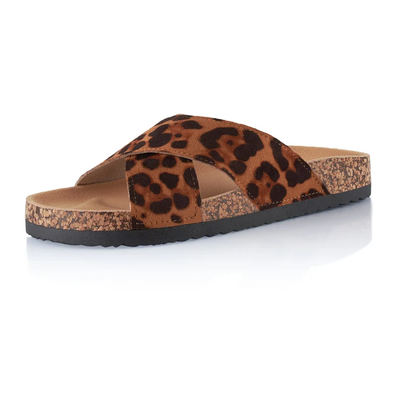 Pantoletten mit Kork-Fußbett