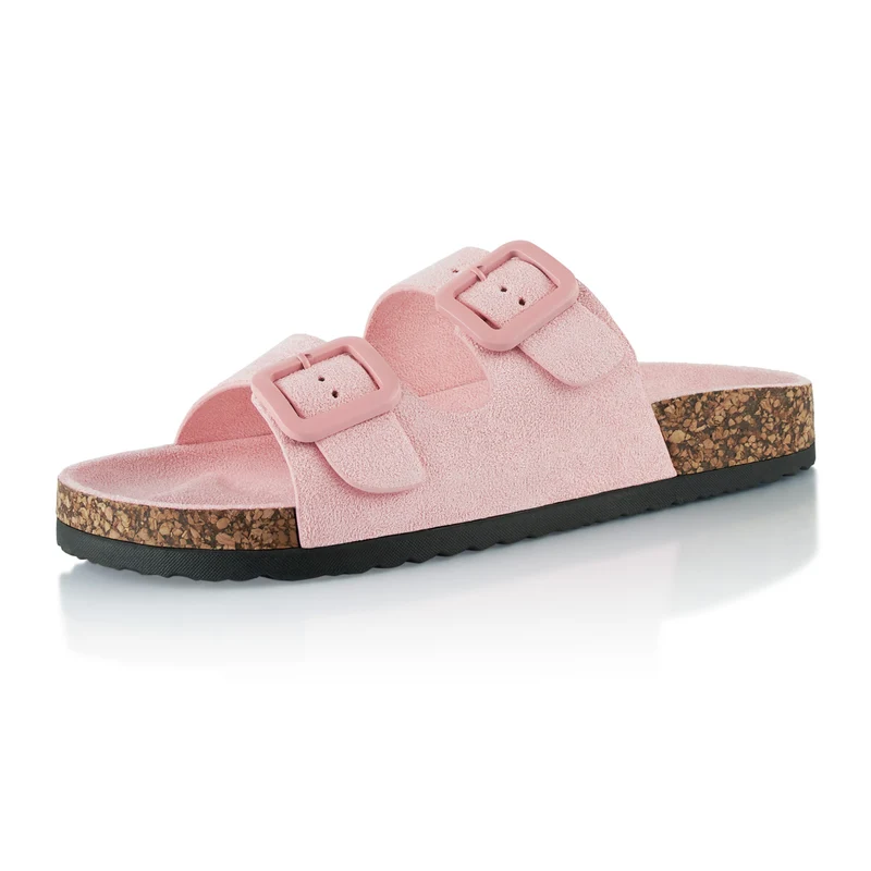 Pantoletten mit Kork-Fußbett