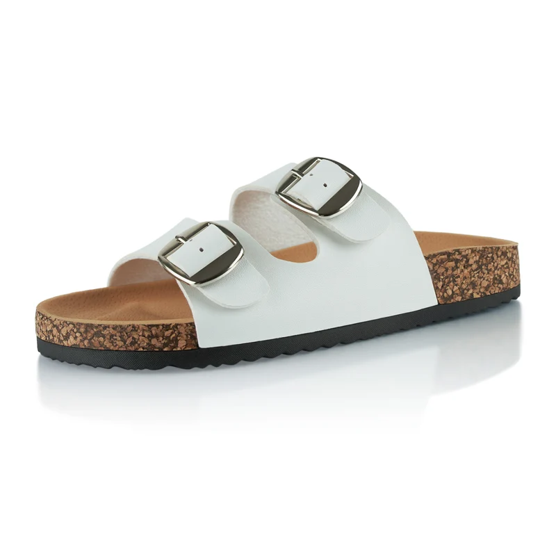 Pantoletten mit Kork-Fußbett