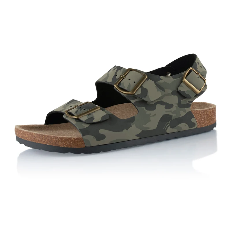 Sandalen mit Kork-Fußbett