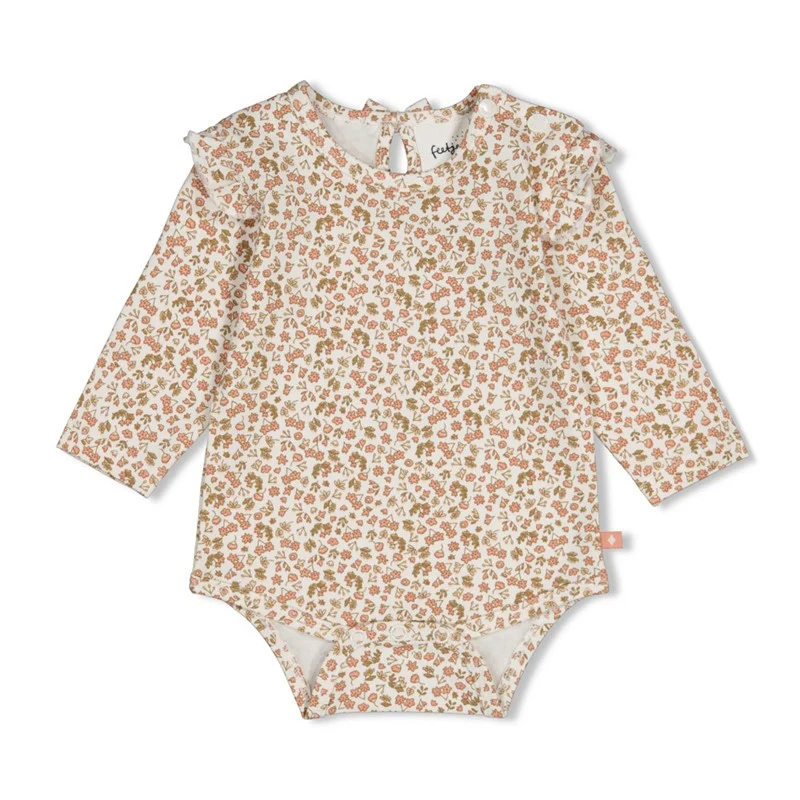 feetje Body AOP - Fall in Love 50200270 / 8381496 Offwhite Blumen