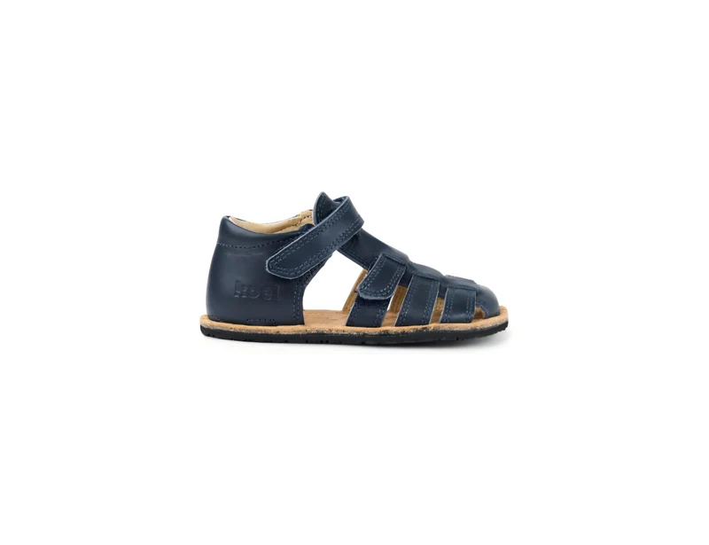 Koel Barefoot Kids Leather Sandalen Arin Napa Blue – flexible Leder-Barfußsandalen für Kinder