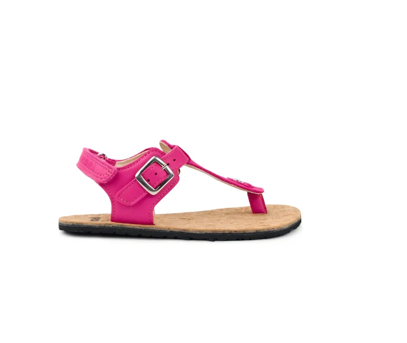 Koel Barefoot Sandal Abriana Napa Fuchsia – flexible Barfußsandale für Kinder