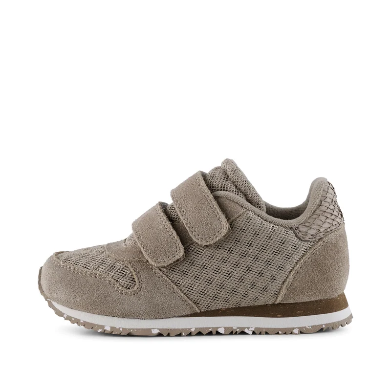 Ydun Suede Mesh Kids - Silver Mink