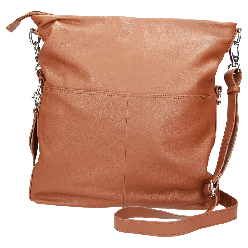 Crossbody Bag (L) - cognac