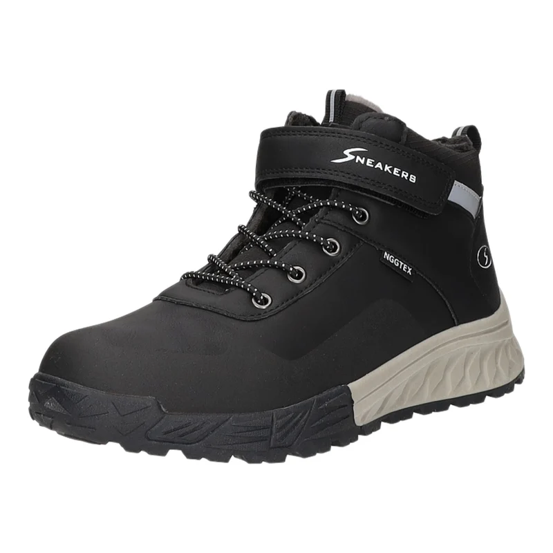 Sneakers Schlupf-/Klettstiefelette Warmfutter
