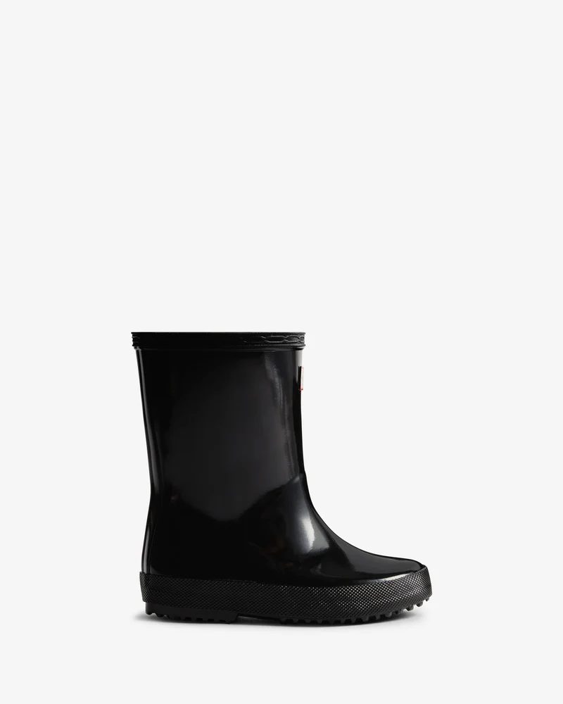 Original Kids First Gloss Wellington Gummistiefel Schwarz Little Kids (18 Months-8 Years)