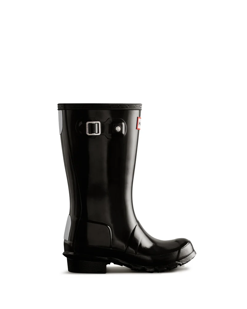 Original Gloss Wellington Gummistiefel Schwarz Big Kids (5-11 Years)