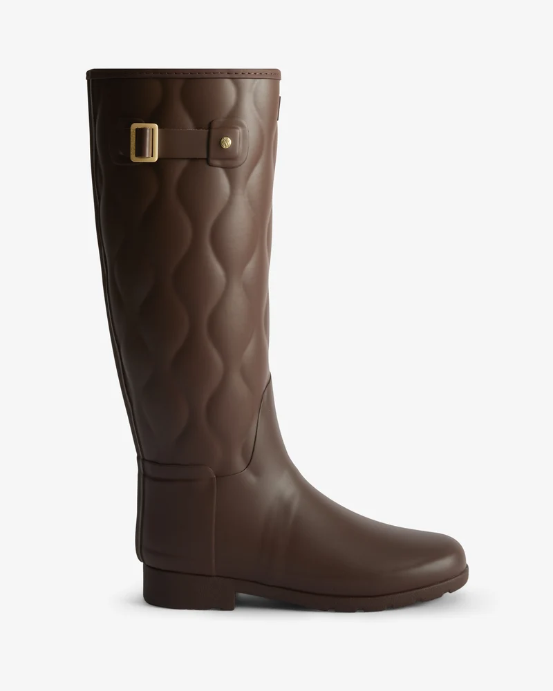 Refined Tall Onion Quilt Wellington Gummistiefel Braun (Damen)