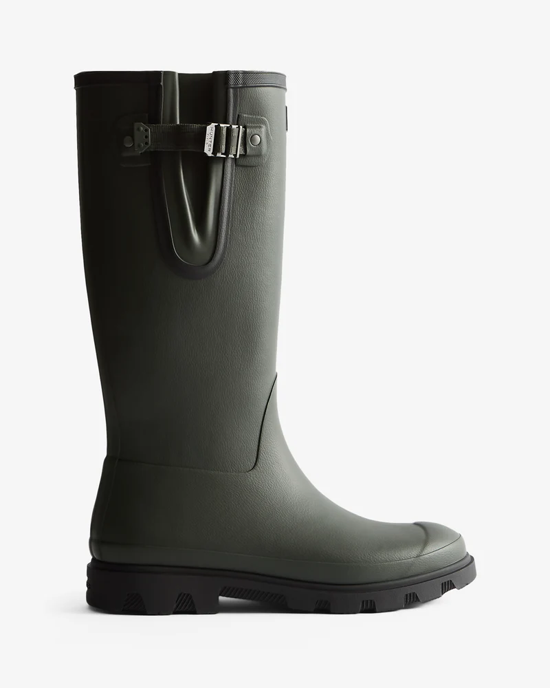 Field Downpour Adjustable Wellington Gummistiefel Dunkelgrün (Unisex)