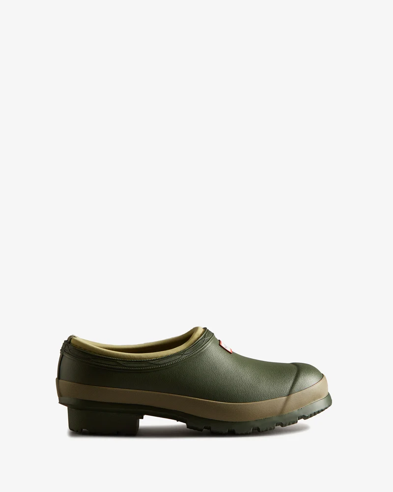 Gardener Neoprene Lined Clogs in Dunkelgrün (Damen)