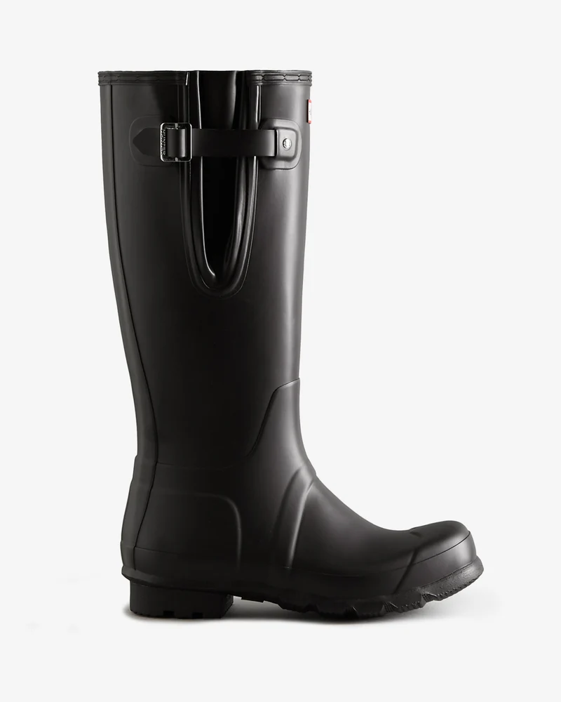 Tall Side Adjustable Wellington Gummistiefel Schwarz (Herren)