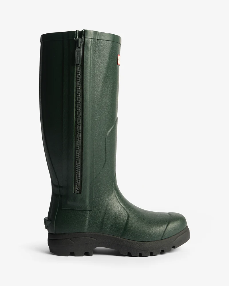Balmoral MKII Full Zip Wellington Gummistiefel Dunkelgrün/Schwarz (Unisex)