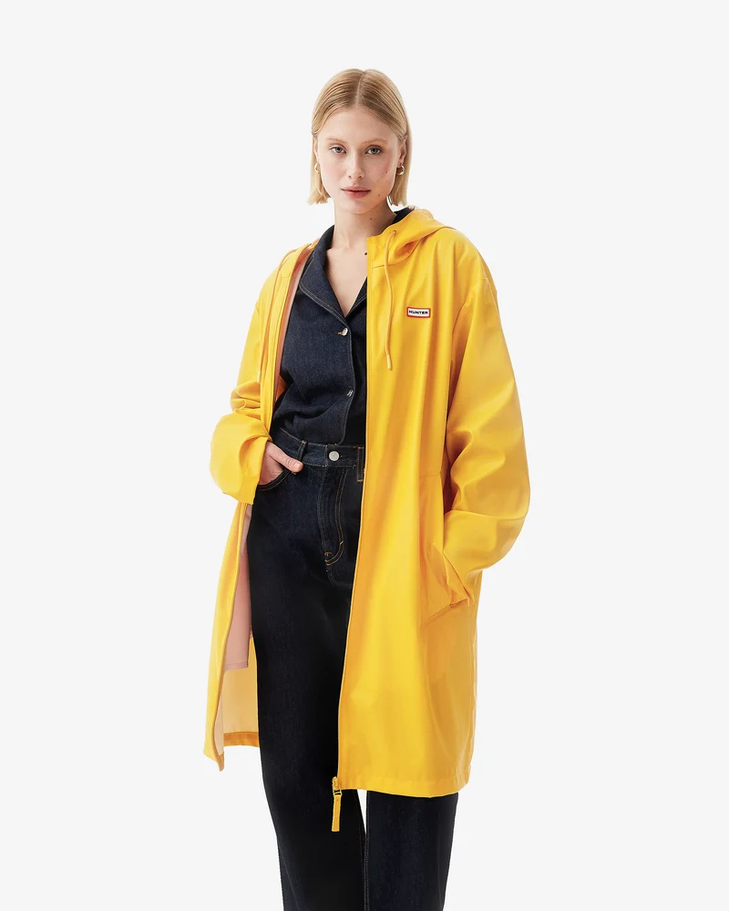 Downpour Andrea PU Regenjacke Gelb (Unisex)