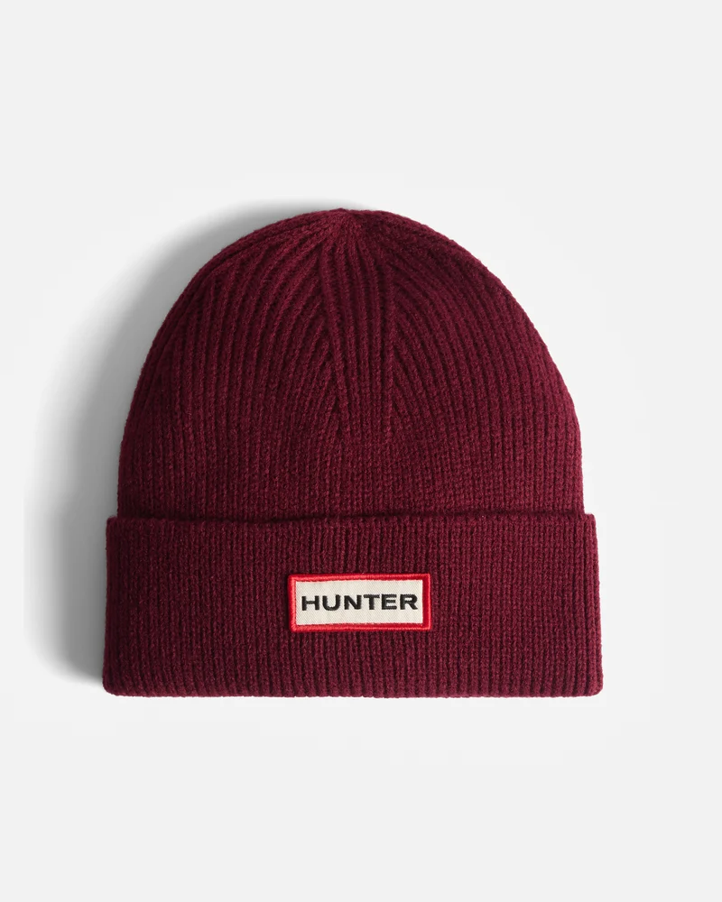 Acksley Ribbed Cuff Mütze Rot (Unisex)