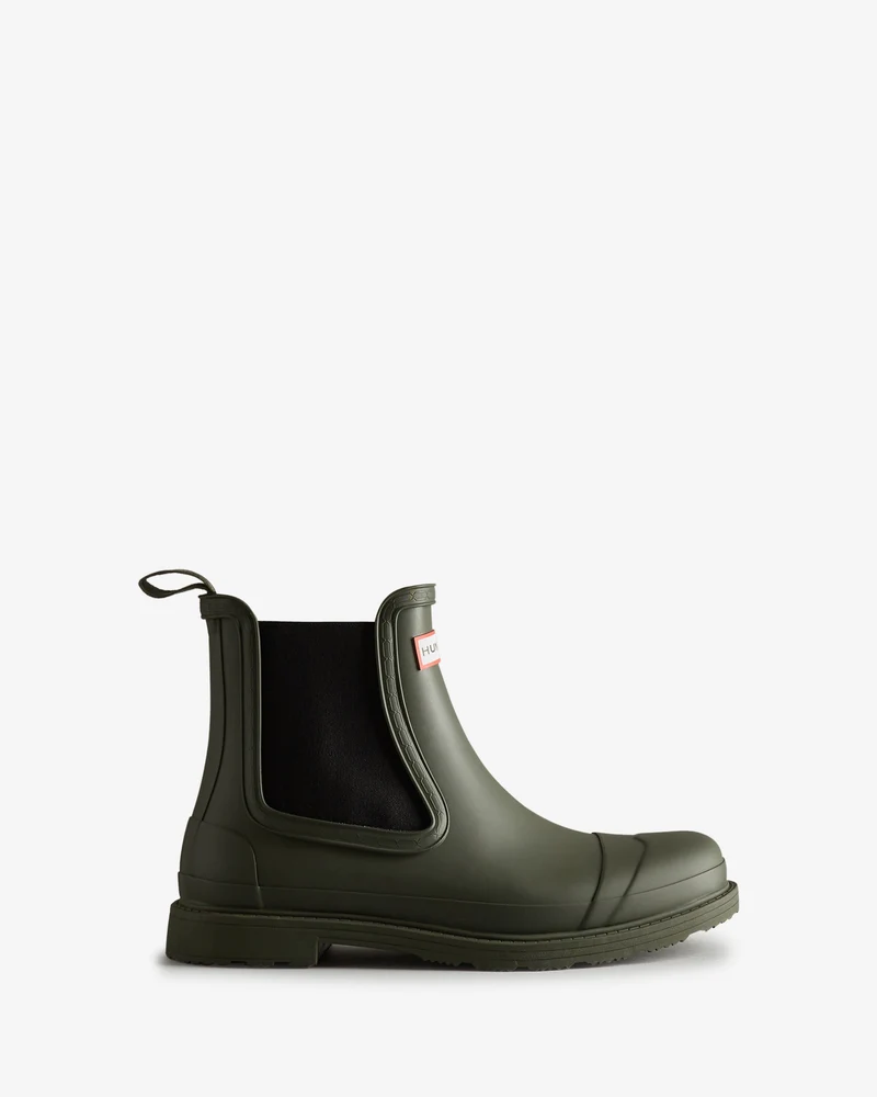 Commando Chelsea Gummistiefel Dunkelgrün (Herren)