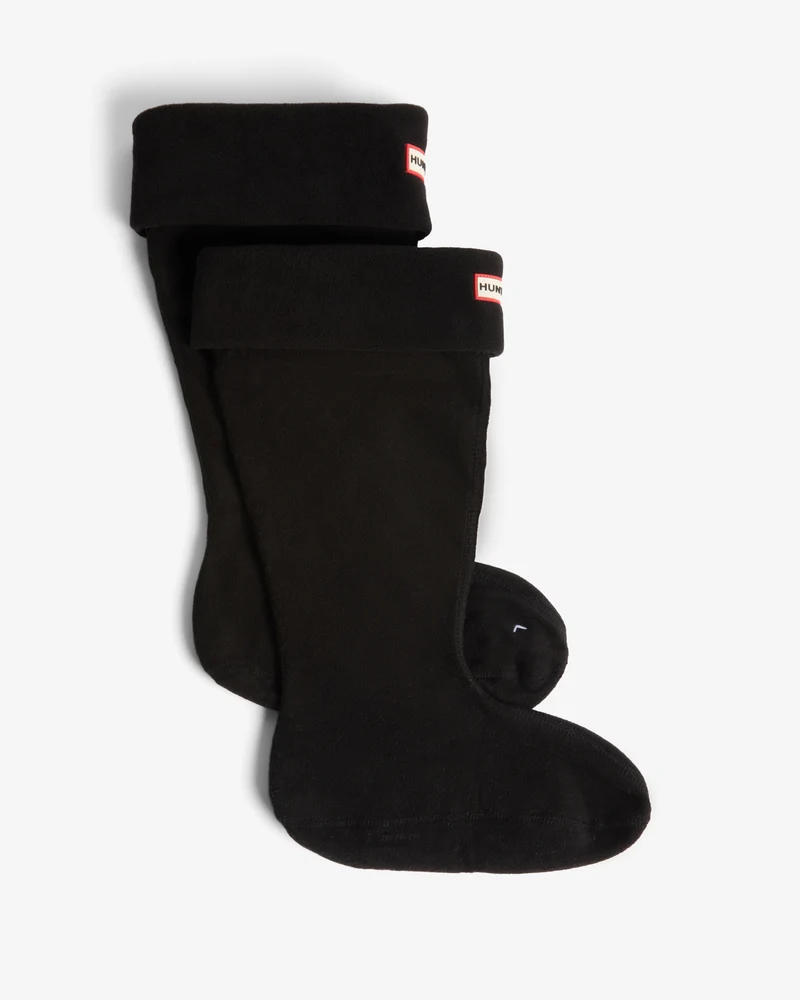 Recycled Downpour Fleece Tall Stiefelsocken Schwarz (Unisex)