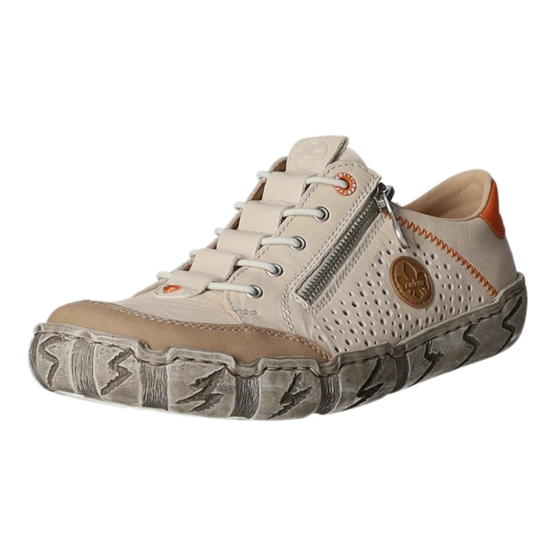 Rieker Slipper/Kletthalbschuh luftdurchlässig (durchbrochenes/geflochtenes Obermaterial)