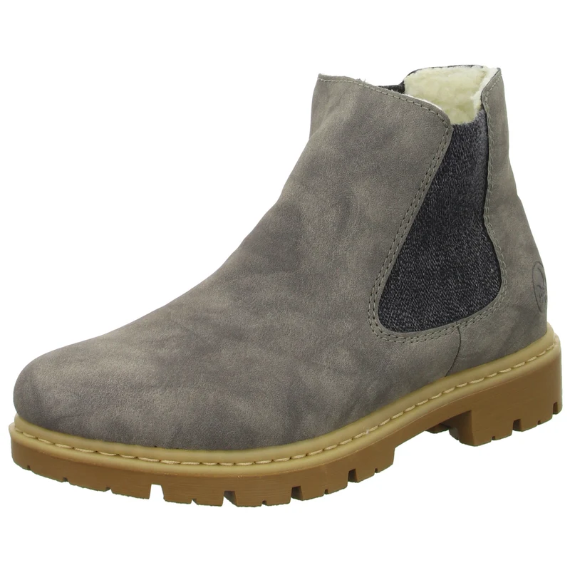 Rieker Schlupf-/Reißverschlußstiefelette Warmfutter bis 35mm Absatz (casual)