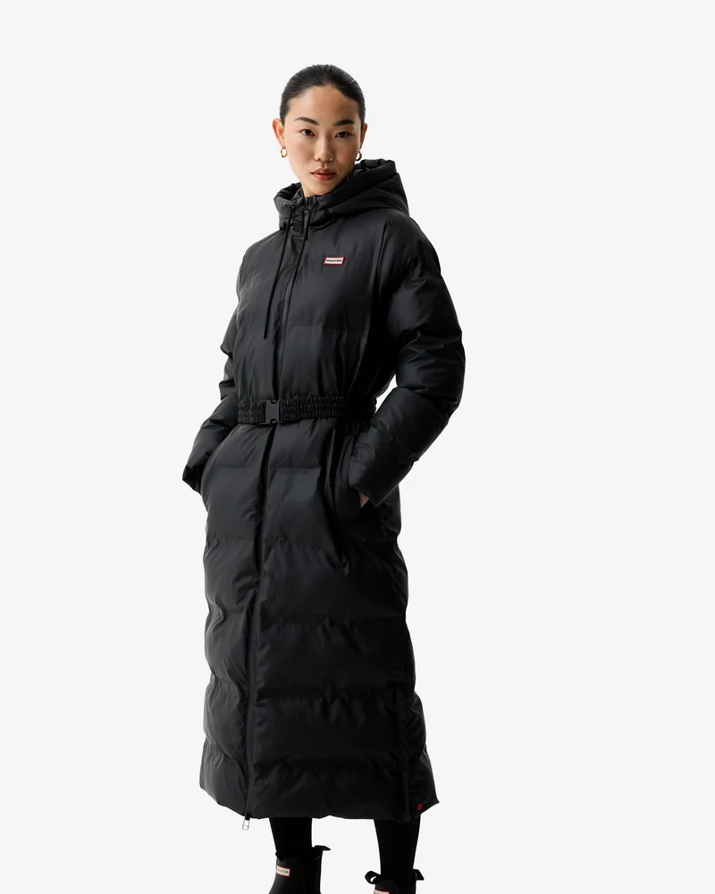 Elements Hutchison PU Sonic Welded Long Steppjacke Schwarz (Damen)