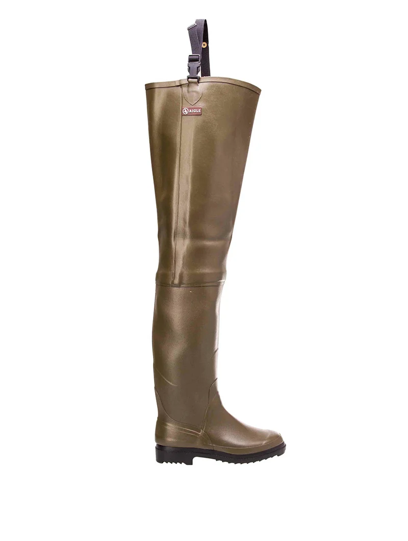 Aigle Truite Thigh Waders – Khaki