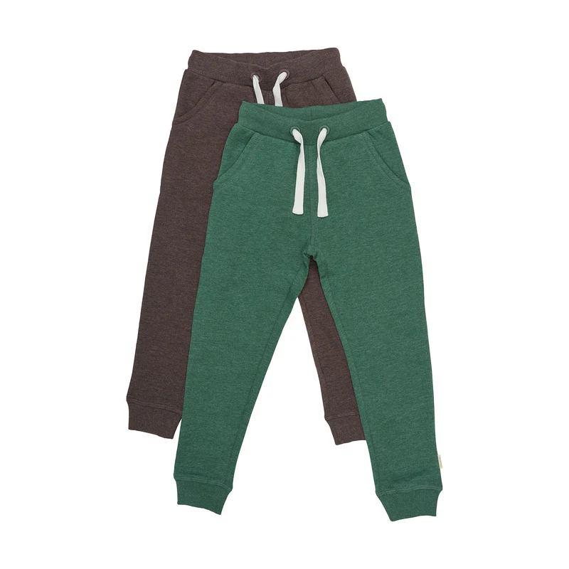 2er-Set: Sweatpants Hunter Green