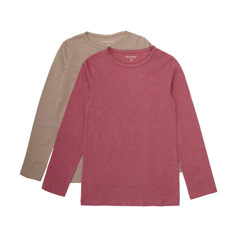 2er-Set: Langarm-Shirts Æpplesmør