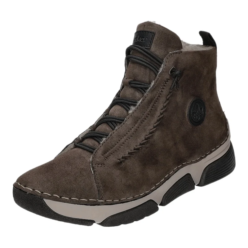 Rieker Schlupf-/Reißverschlußstiefelette Warmfutter bis 35mm Absatz (casual)