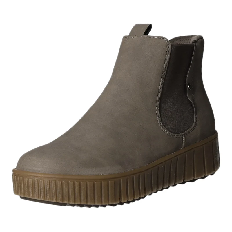Rieker Schlupf-/Reißverschlußstiefelette Warmfutter bis 35mm Absatz (casual)