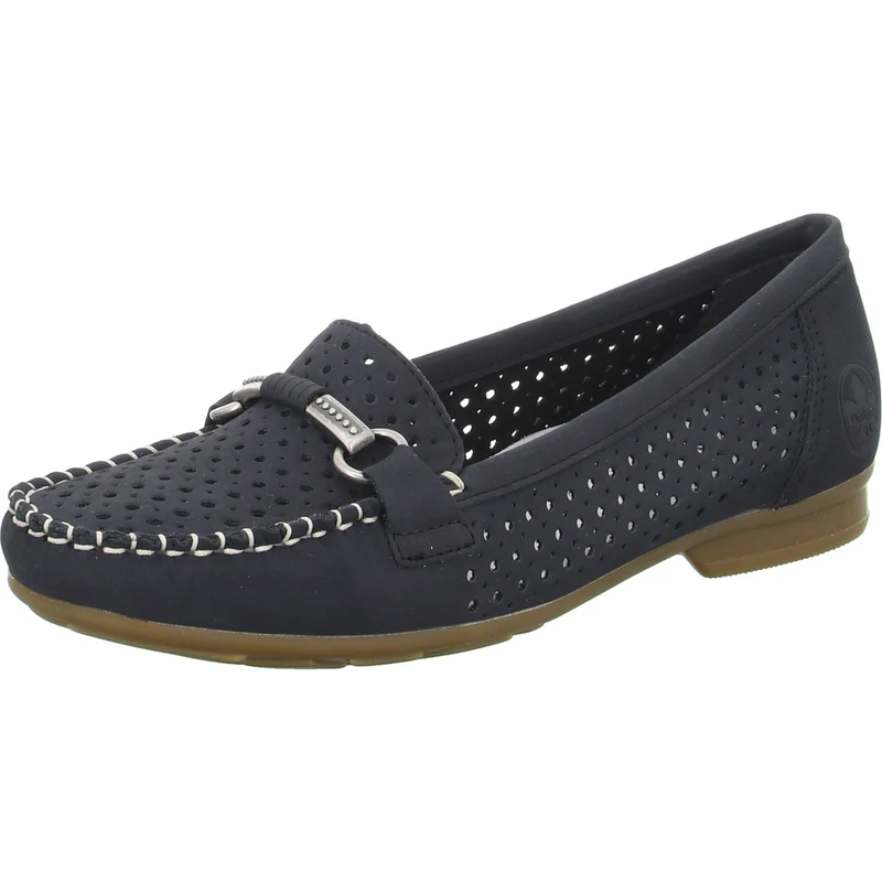 Rieker Slipper/Kletthalbschuh luftdurchlässig (durchbrochenes/geflochtenes Obermaterial)