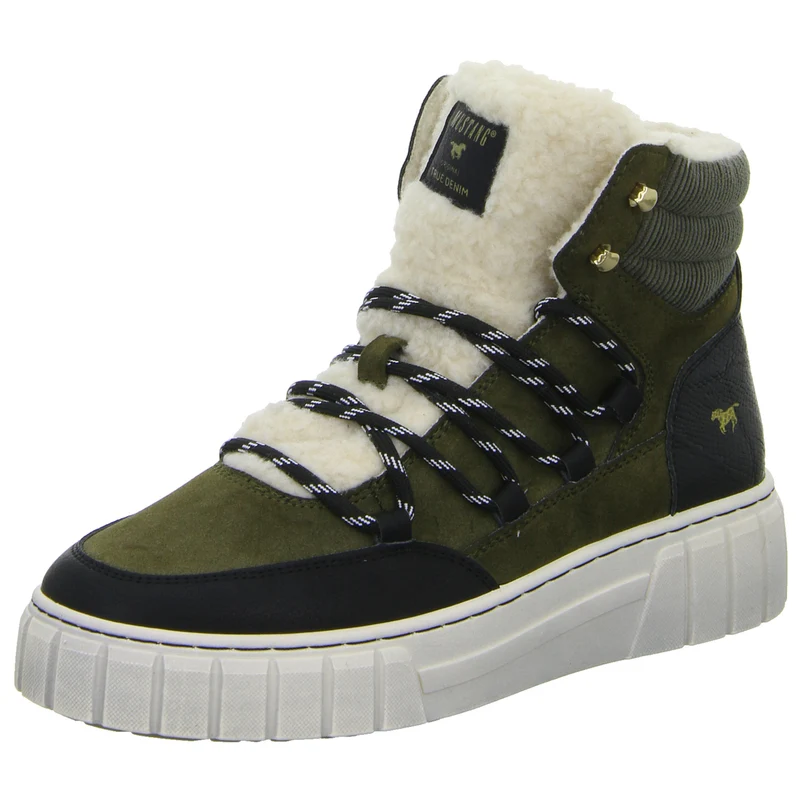 MUSTANG Schnürstiefelette Warmfutter bis 35mm Absatz (casual)