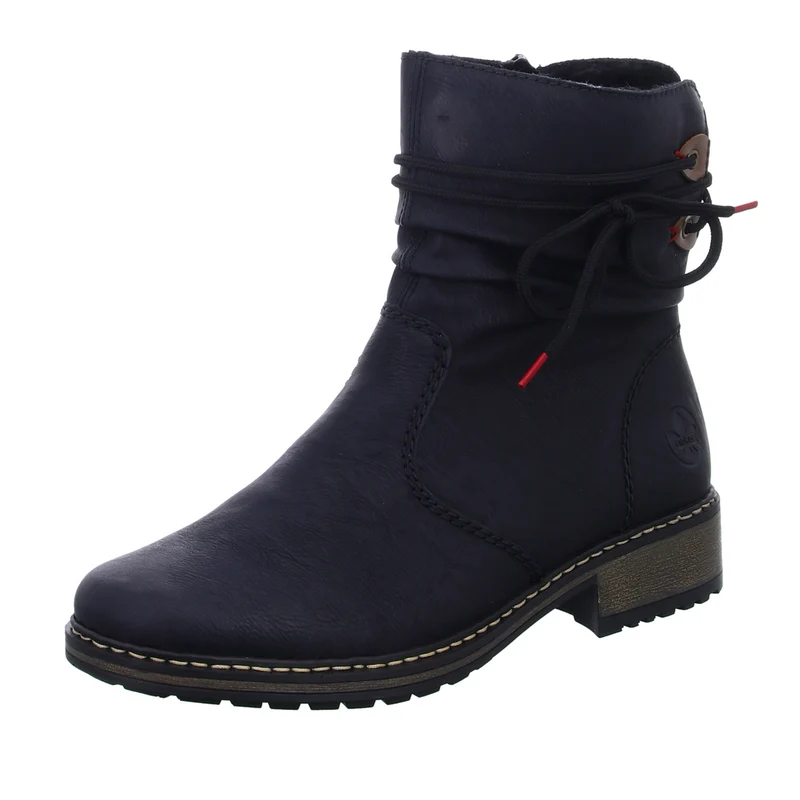 Rieker Schlupf-/Reißverschlußstiefelette Warmfutter bis 35mm Absatz (casual)