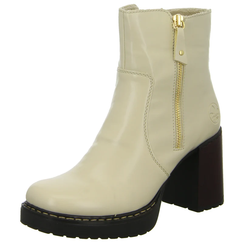 Rieker Schlupf-/Reißverschlußstiefelette Warmfutter ab 35mm Absatz