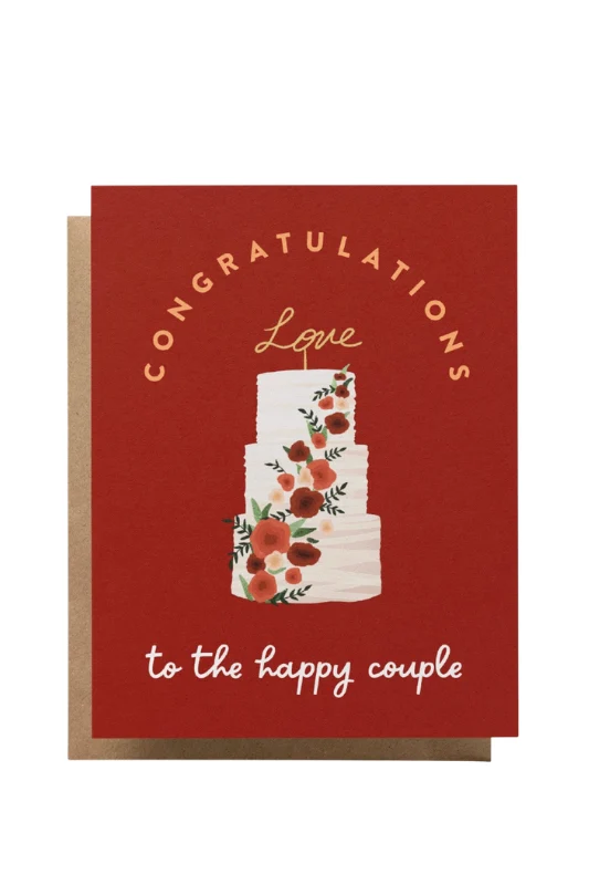 Congratulations To the Happy Couple-Card