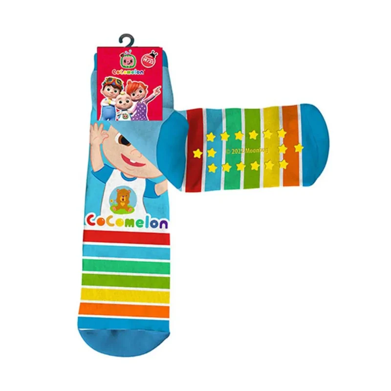 CoCoMelon Kinder lange ABS Socken Stopersocken anti Rutsch 2er Gr. 19 - 30