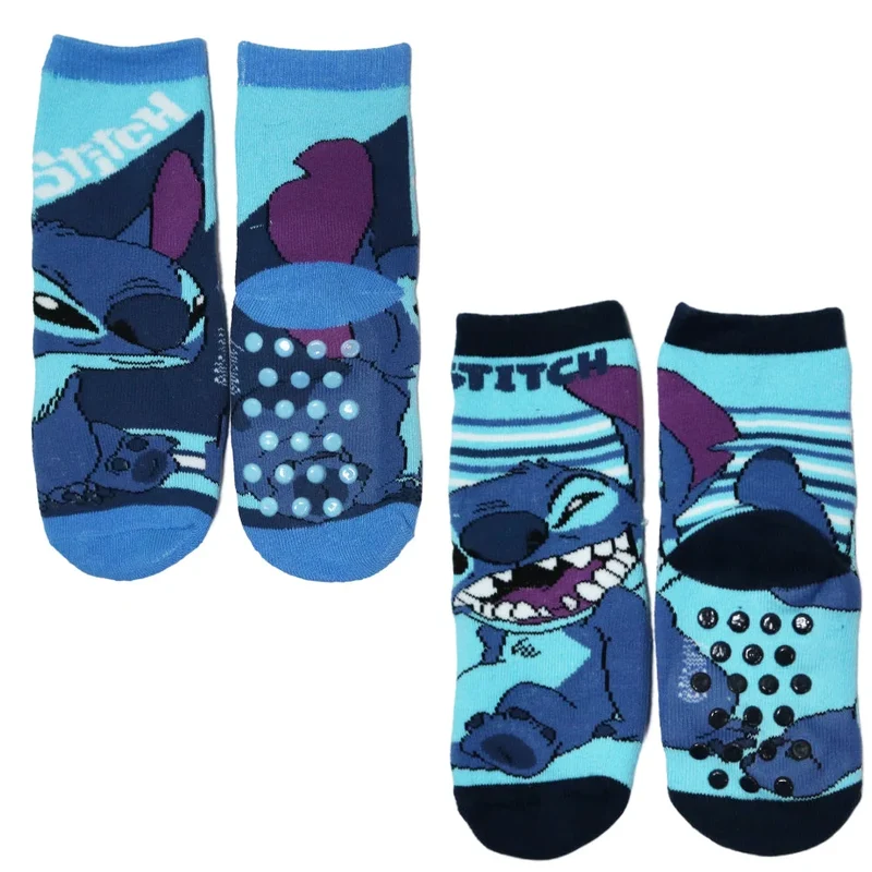 Disney Stitch Kinder lange ABS Socken Stopersocken anti Rutsch 2er Set