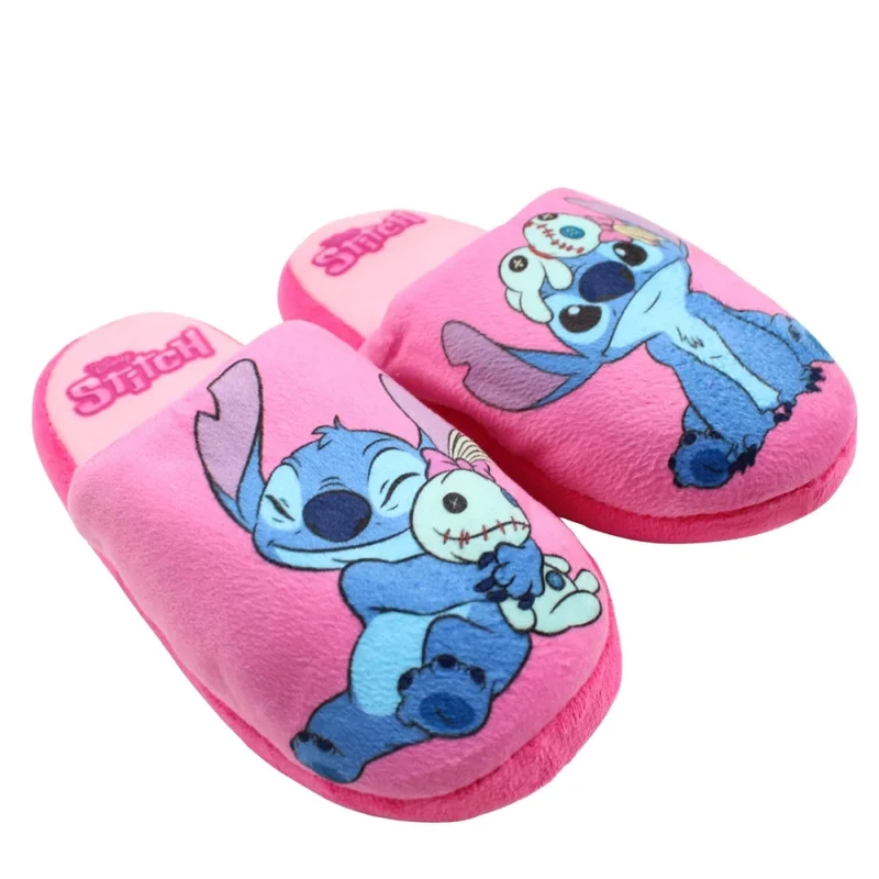 Disney Stitch Kinder Mädchen Hausschuhe Slipper Schlüpfschuhe Pantoffeln