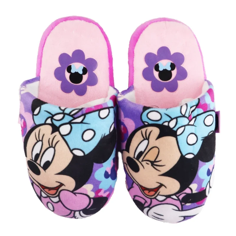 Disney Minnie Maus Kinder Mädchen Hausschuhe Slipper Schlüpfschuhe